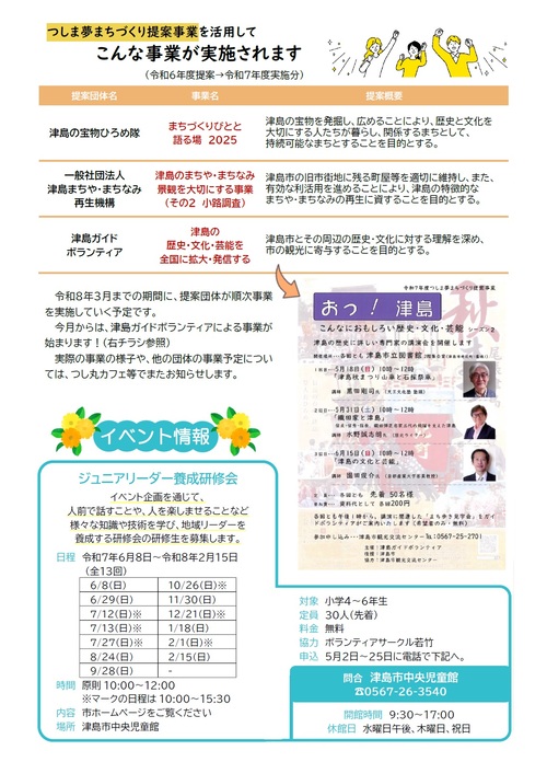 画像　つし丸カフェ最新号　うら