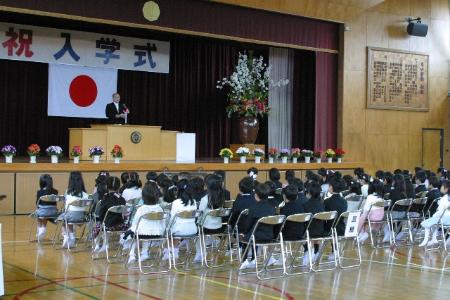 東小学校入学式校長先生のあいさつ