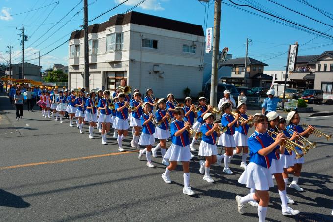 画像　神守小学校ブラスバンド部