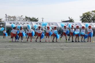 画像　百島幼稚園児のダンス