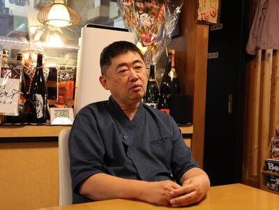 末廣寿司　店主　野口佳男さん