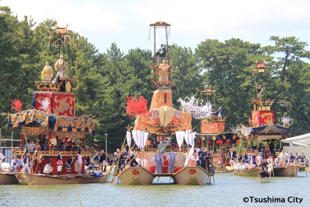 尾張津島天王祭の写真