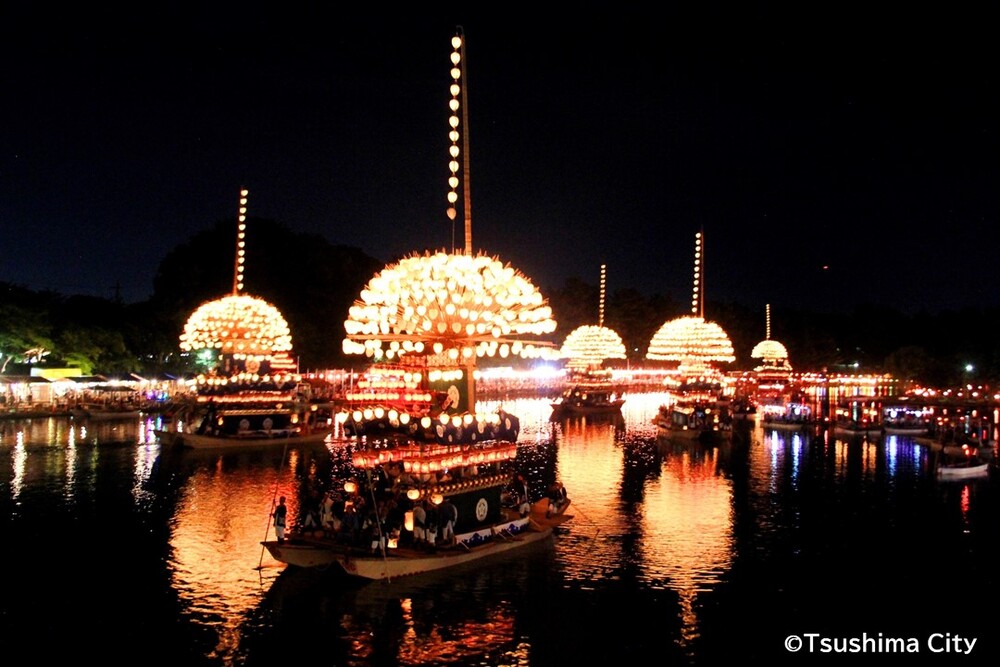 尾張津島天王祭の写真