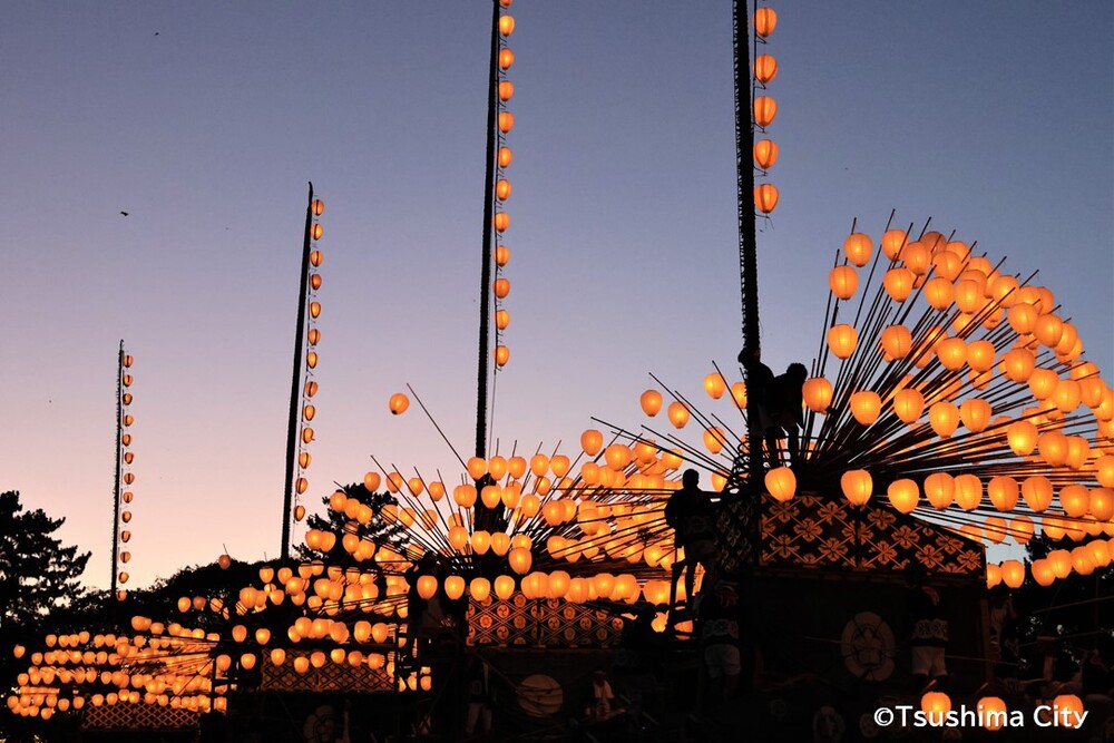 尾張津島天王祭の写真