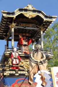 画像　津島山車神社からくり奉納