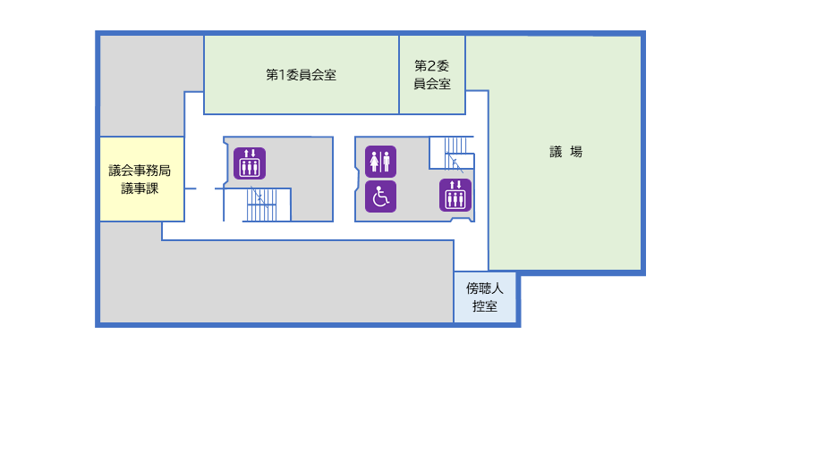 市庁舎5階　図