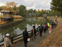 秋めく天王川公園を歩きます(1)