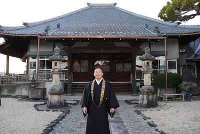 福祐寺　住職　宇治谷祐司さん