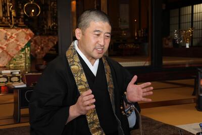 福祐寺　住職　宇治谷祐司さん