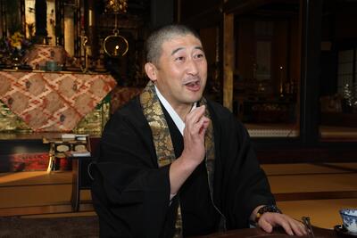 福祐寺　住職　宇治谷祐司さん
