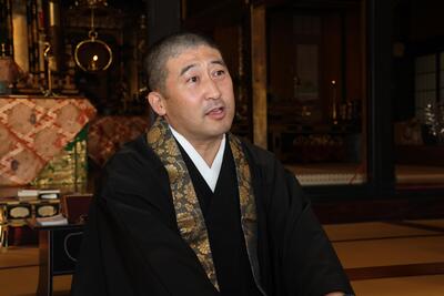 福祐寺　住職　宇治谷祐司さん