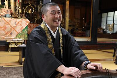福祐寺　住職　宇治谷祐司さん