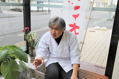 インタビューの様子