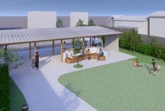 みなくるパーク ベンチ