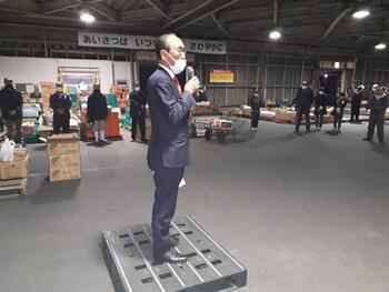 名古屋西流通センター初市