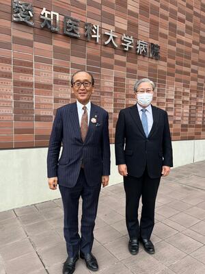 大学病院新年挨拶まわり3