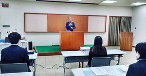 新規採用職員市長講話