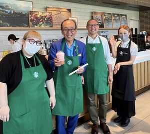 スターバックスコーヒー天王川公園店・野外ステージ内覧会