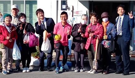 冬のコミュ祭～花もち＆もちつき大会（神島田コミュニティ）
