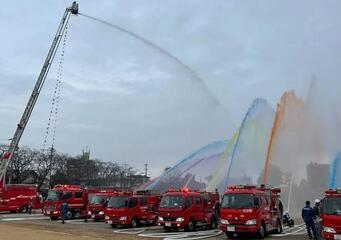 津島市消防出初式2