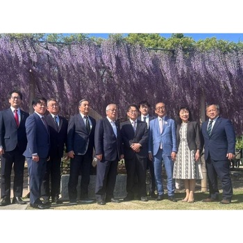 藤まつり知事来訪