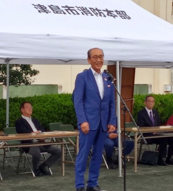 津島市消防団消防技術発表会