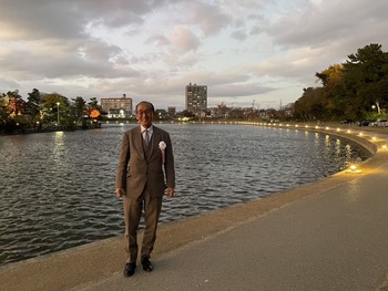 天王川公園ライトアップ点灯式