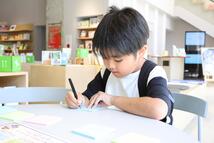 メッセージを書く様子その２