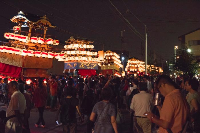 夜の一斉総車切